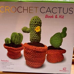 Mud Puddle Crochet Cactus Kit - Green & Brown